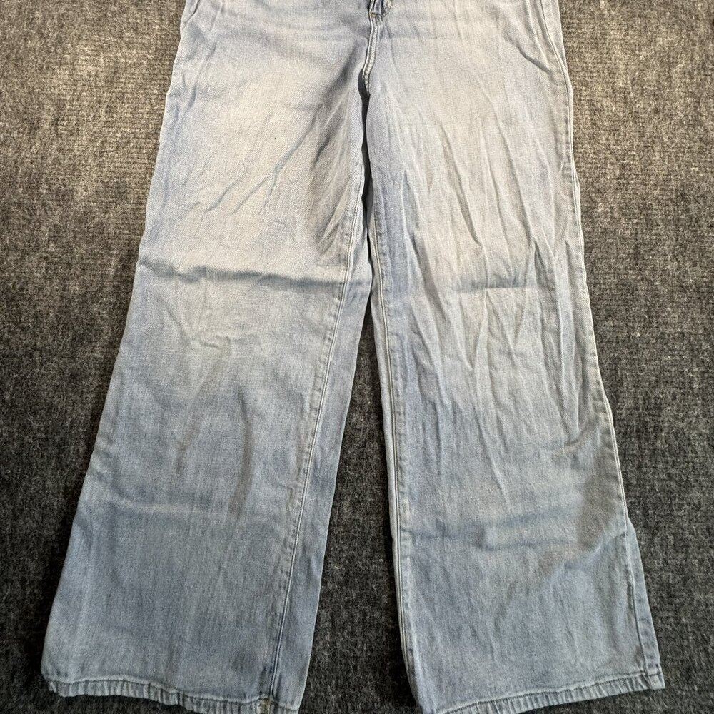 LC Lauren Conrad Wide leg faded jeans size 14 - Picture 3 of 8